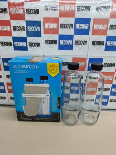 Botellas vidrio Bipack 1 litro SodaStream